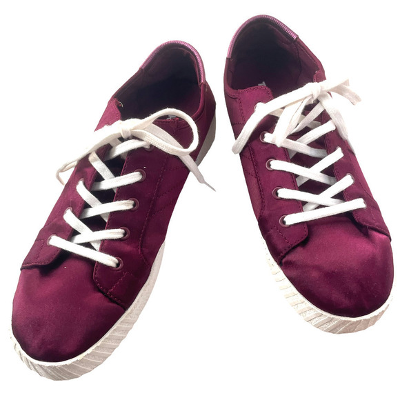 TRETORN BLAIRE BOLD lll SATIN SNEAKERS OXFORD WINE - Picture 2 of 6